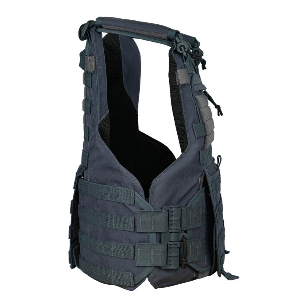 CAPA DE COLETE COMANFY® ARMOR IIIA - CINZA BANDEIRANTE PMESP