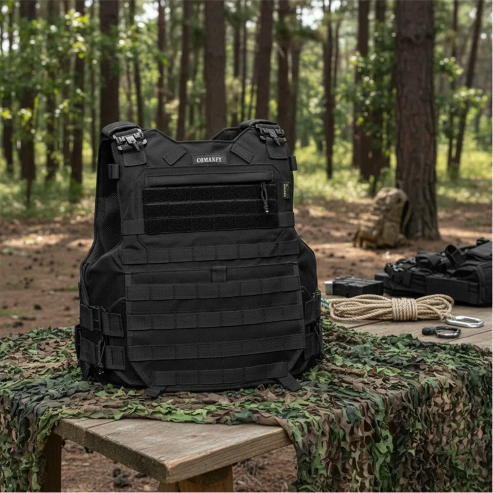 COLETE TÁTICO COMANFY® ARMOR - PRETO 