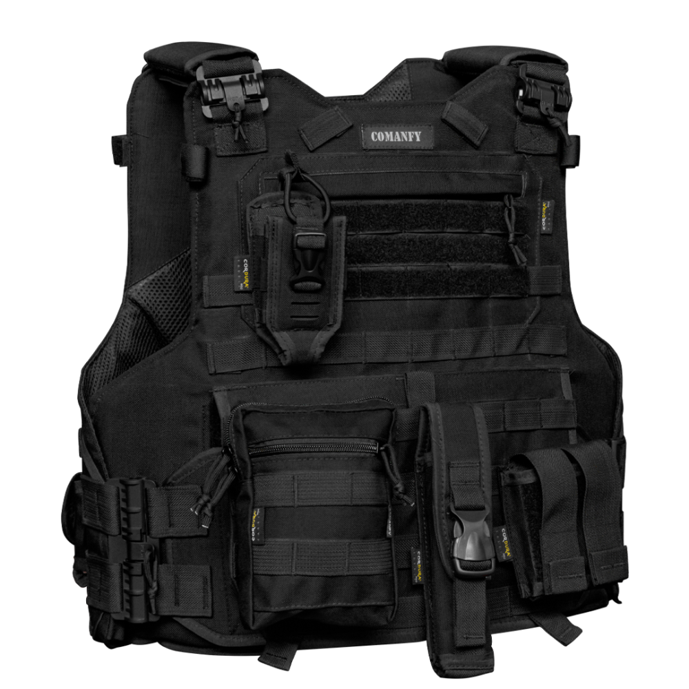 CAPA DE COLETE COMANFY® ARMOR IIIA - PRETO COMBO RAIO PMCE CAPA DE COLETE COMANFY® ARMOR IIIA - PRETO COMBO RAIO PMCE