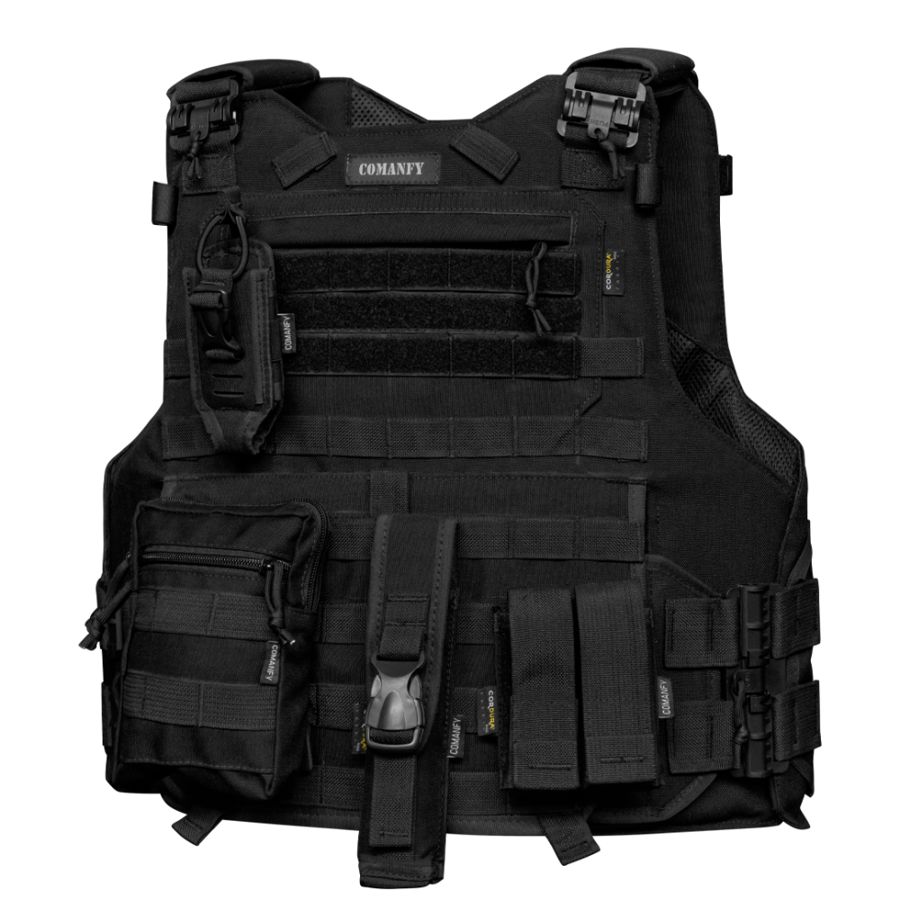 CAPA DE COLETE COMANFY® ARMOR IIIA - PRETO COMBO RAIO PMCE CAPA DE COLETE COMANFY® ARMOR IIIA - PRETO COMBO RAIO PMCE