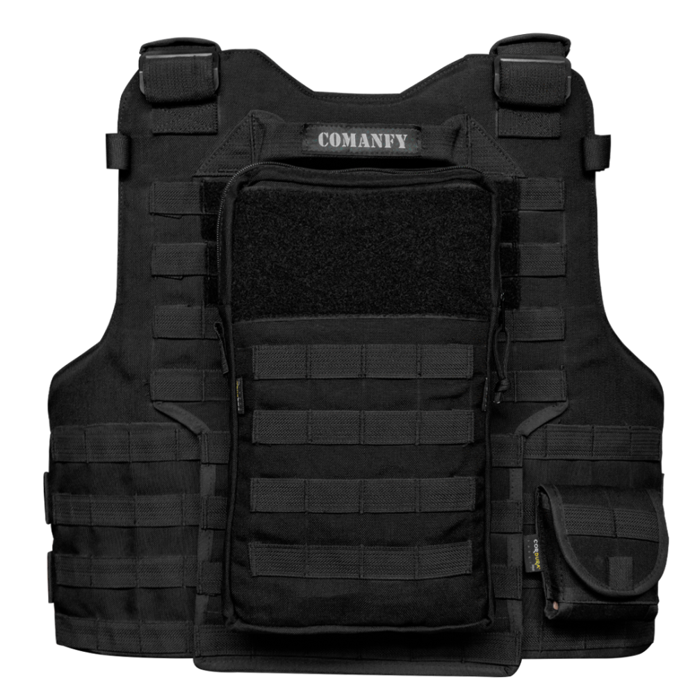 CAPA DE COLETE COMANFY® ARMOR IIIA - PRETO COMBO RAIO PMCE CAPA DE COLETE COMANFY® ARMOR IIIA - PRETO COMBO RAIO PMCE