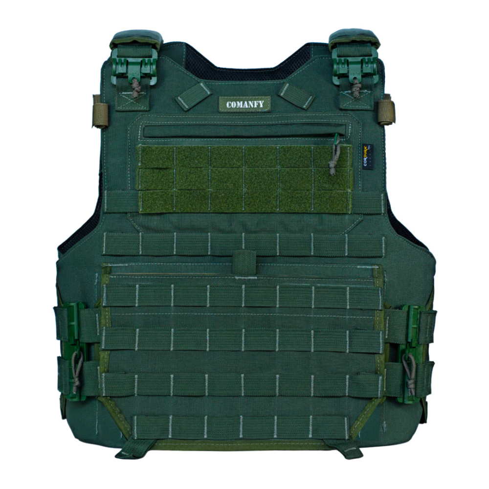 CAPA DE COLETE COMANFY® ARMOR IIIA - VERDE MILITAR CAPA DE COLETE COMANFY® ARMOR IIIA - VERDE MILITAR