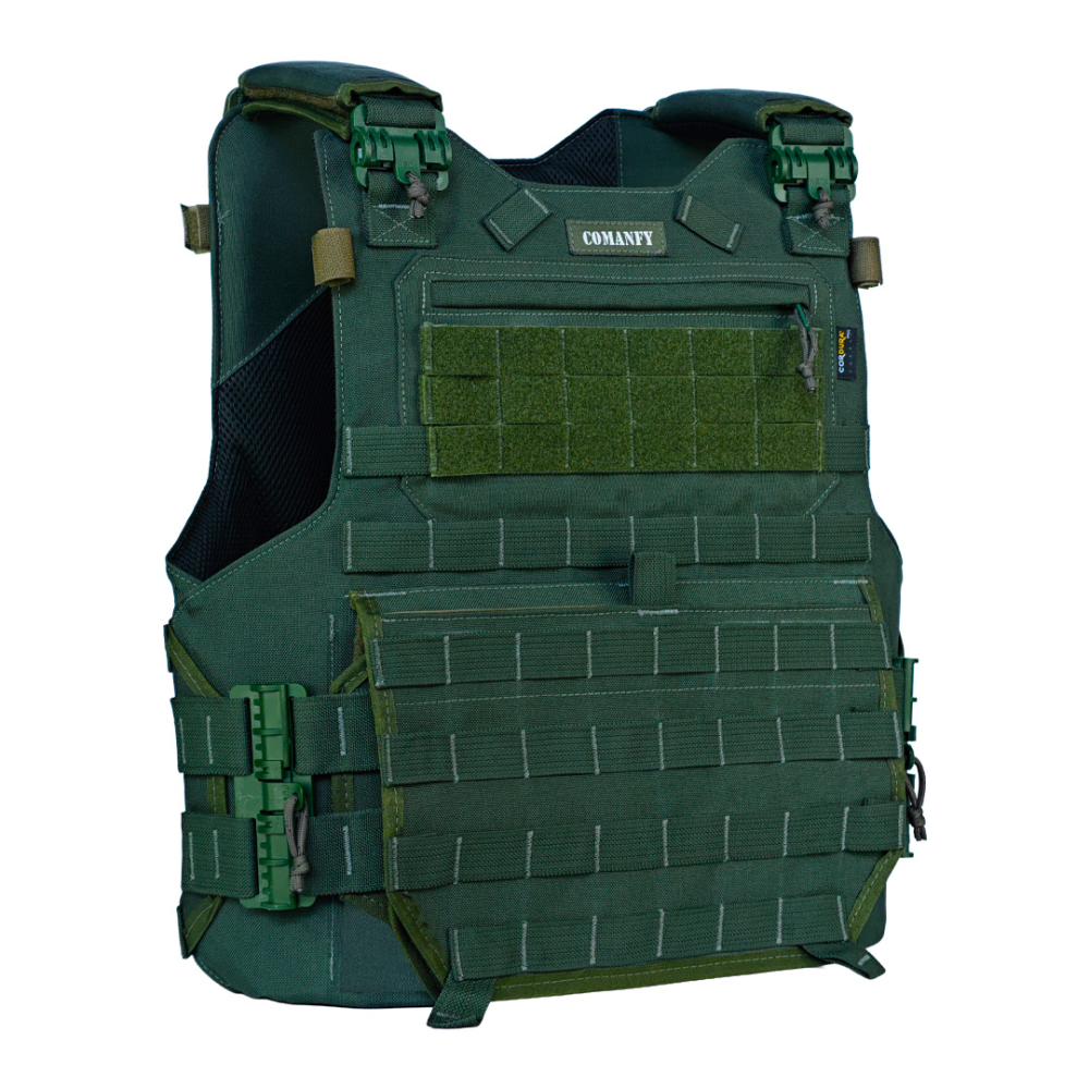 CAPA DE COLETE COMANFY® ARMOR IIIA - VERDE MILITAR CAPA DE COLETE COMANFY® ARMOR IIIA - VERDE MILITAR