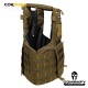 CAPA DE COLETE COMANFY PREDADOR G5 III-A EM CORDURA® 1000D - COYOTE