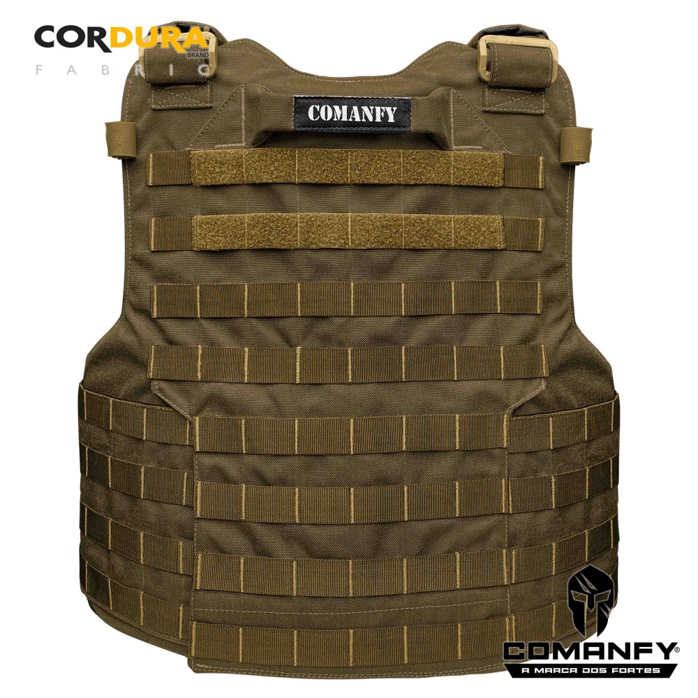 CAPA DE COLETE COMANFY PREDADOR G5 III-A EM CORDURA® 1000D - COYOTE