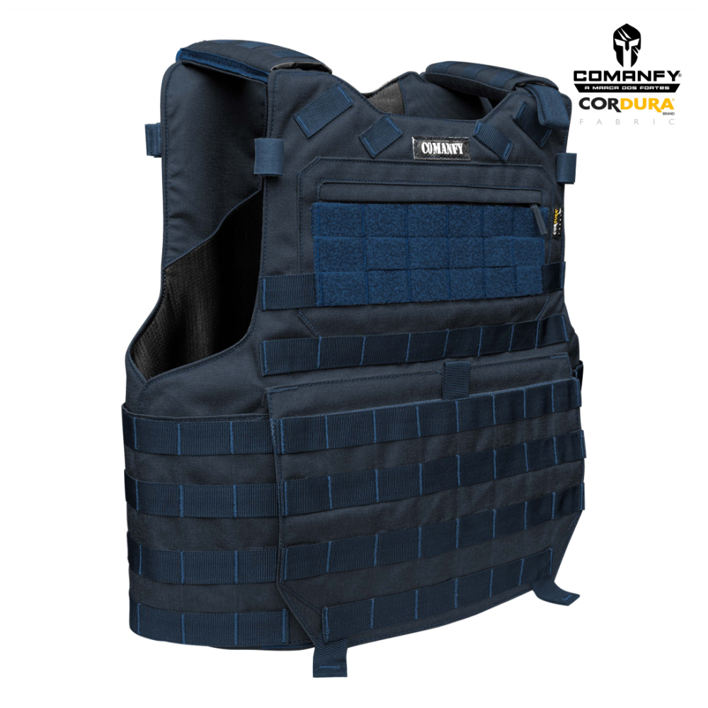 CAPA DE COLETE COMANFY® PREDADOR G5 IIIA - AZUL DARK NAVY 