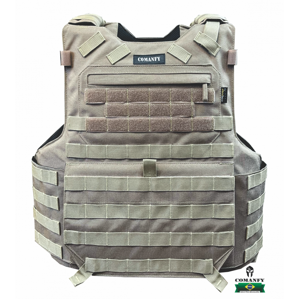 CAPA DE COLETE COMANFY PREDADOR G5 III-A EM CORDURA® 1000D - DESERT