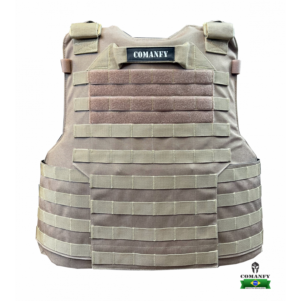 CAPA DE COLETE COMANFY PREDADOR G5 III-A EM CORDURA® 1000D - DESERT