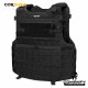 CAPA DE COLETE COMANFY PREDADOR G5 III-A EM CORDURA® 1000D - PRETO