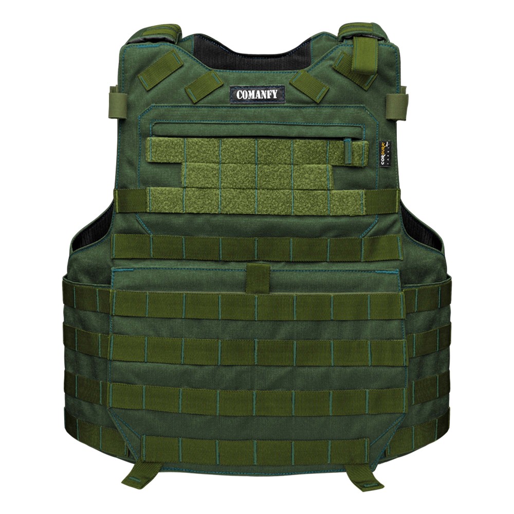 CAPA DE COLETE COMANFY PREDADOR G5 III-A EM CORDURA® 1000D - VERDE OLIVA