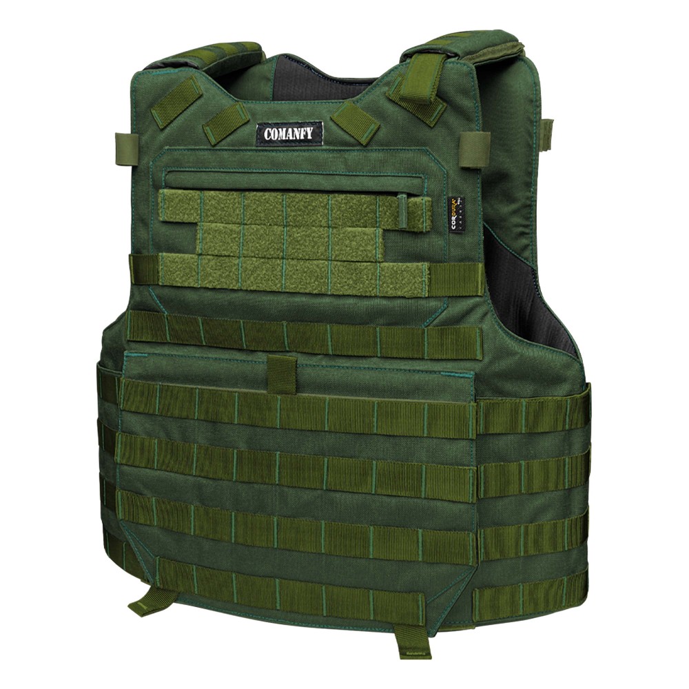 CAPA DE COLETE COMANFY PREDADOR G5 III-A EM CORDURA® 1000D - VERDE OLIVA