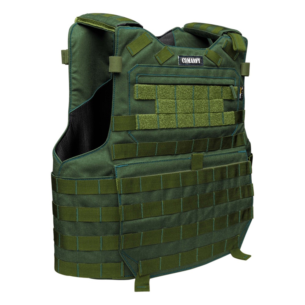 CAPA DE COLETE COMANFY PREDADOR G5 III-A EM CORDURA® 1000D - VERDE OLIVA