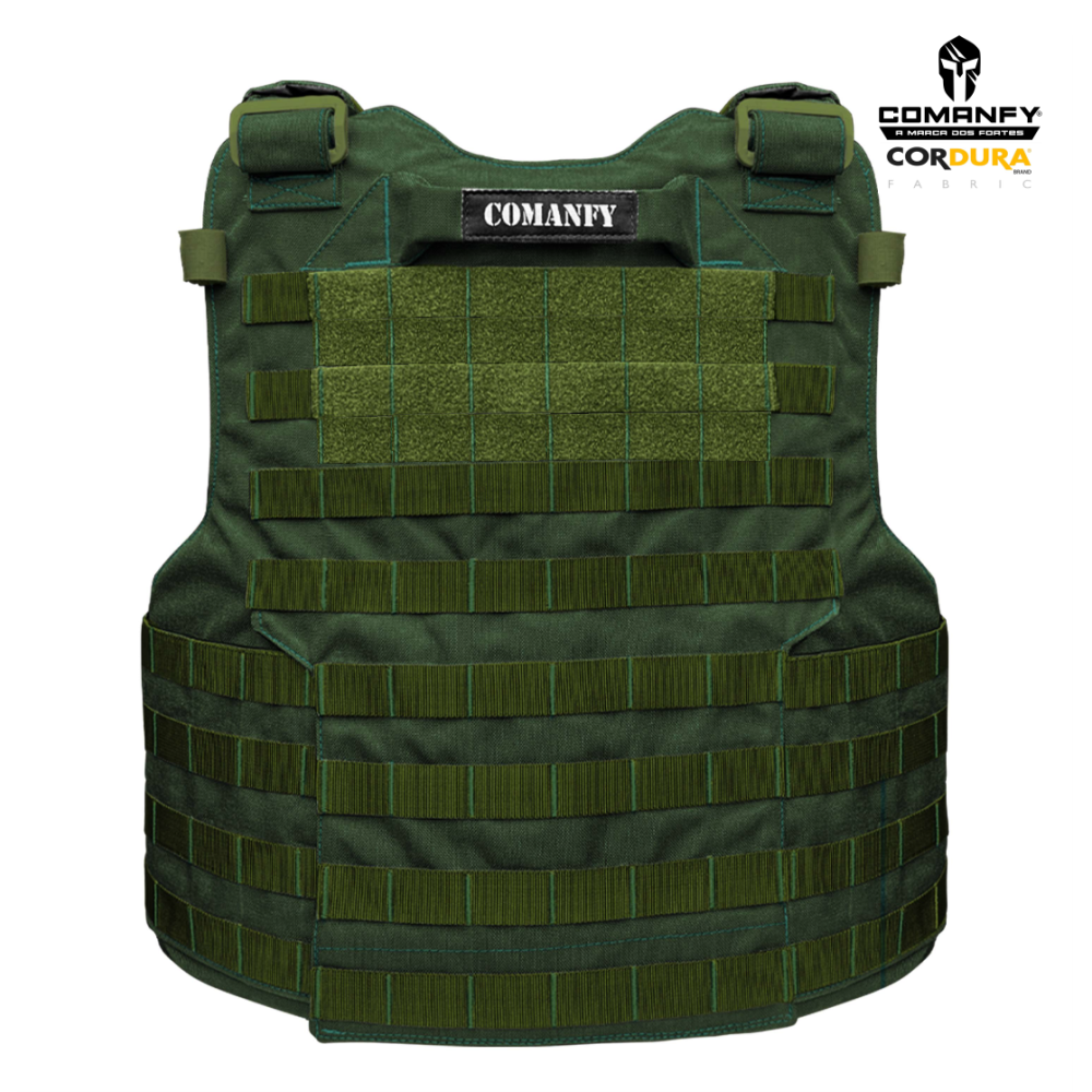 CAPA DE COLETE COMANFY® PREDADOR G5 IIIA - VERDE MILITAR 