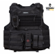 COLETE TÁTICO COMANFY® G6 IIIA COMBO - PRETO (4 MÓDULOS) COLETE TÁTICO COMANFY® G6 IIIA COMBO - PRETO (4 MÓDULOS)
