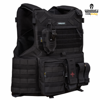 CAPA DE COLETE COMANFY® G6 IIIA - PRETO ( 4 MÓDULOS) CAPA DE COLETE COMANFY® G6 IIIA - PRETO ( 4 MÓDULOS)