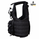 COLETE TÁTICO COMANFY® G6 IIIA COMBO - PRETO (4 MÓDULOS) COLETE TÁTICO COMANFY® G6 IIIA COMBO - PRETO (4 MÓDULOS)