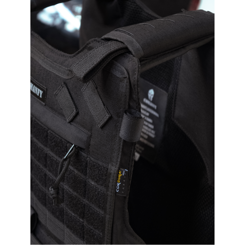 CAPA DE COLETE COMANFY® G6 IIIA - PRETO