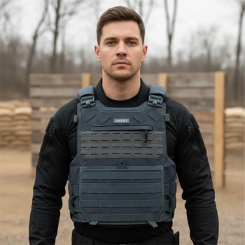 CAPA DE COLETE COMANFY® COMBAT IIIA - CINZA BANDEIRANTE CAPA DE COLETE COMANFY® COMBAT IIIA - CINZA BANDEIRANTE