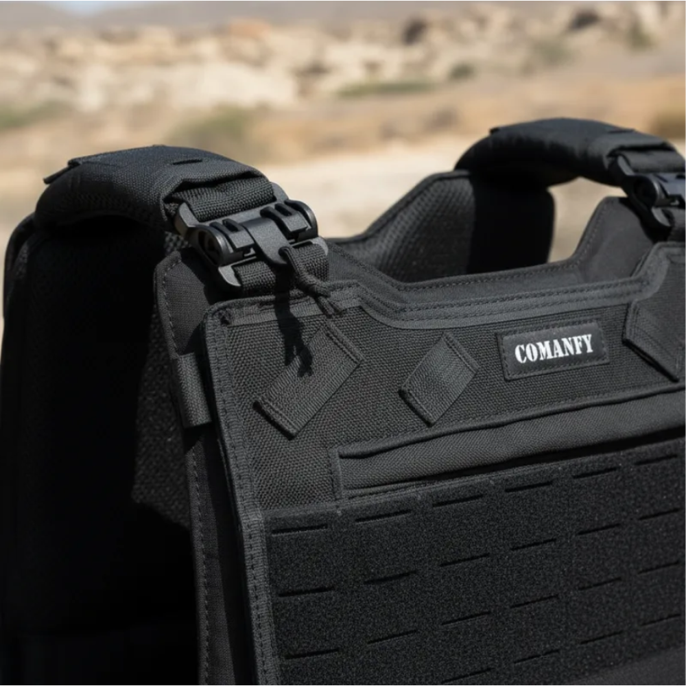COLETE TÁTICO COMANFY® COMBAT IIIA - PRETO 