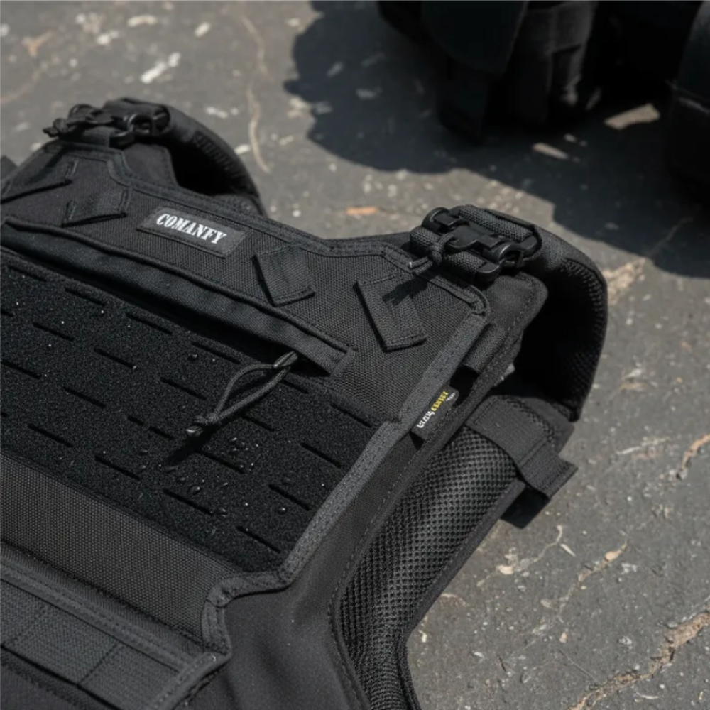 CAPA DE COLETE COMANFY® COMBAT IIIA - PRETO 