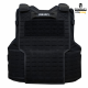COLETE TÁTICO COMANFY® GLADIADOR IIIA LASER CUT- PRETO (4 MODULOS )