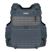 CAPA DE COLETE COMANFY® GLADIADOR LASER CUT - CINZA BANDEIRANTE 