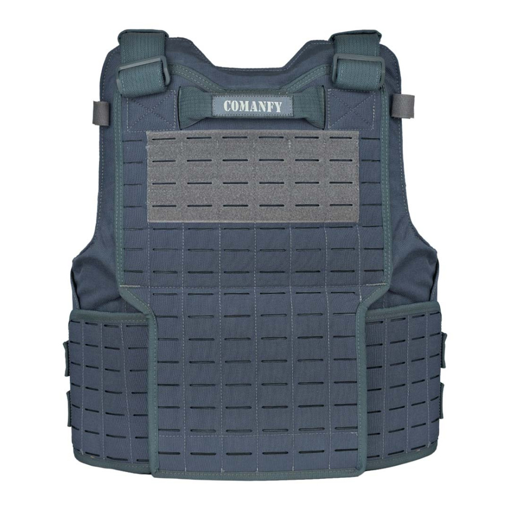 CAPA DE COLETE COMANFY® GLADIADOR IIIA LASER CUT - CINZA BANDEIRANTE PMESP CAPA DE COLETE COMANFY® GLADIADOR IIIA LASER CUT - CINZA BANDEIRANTE PMESP