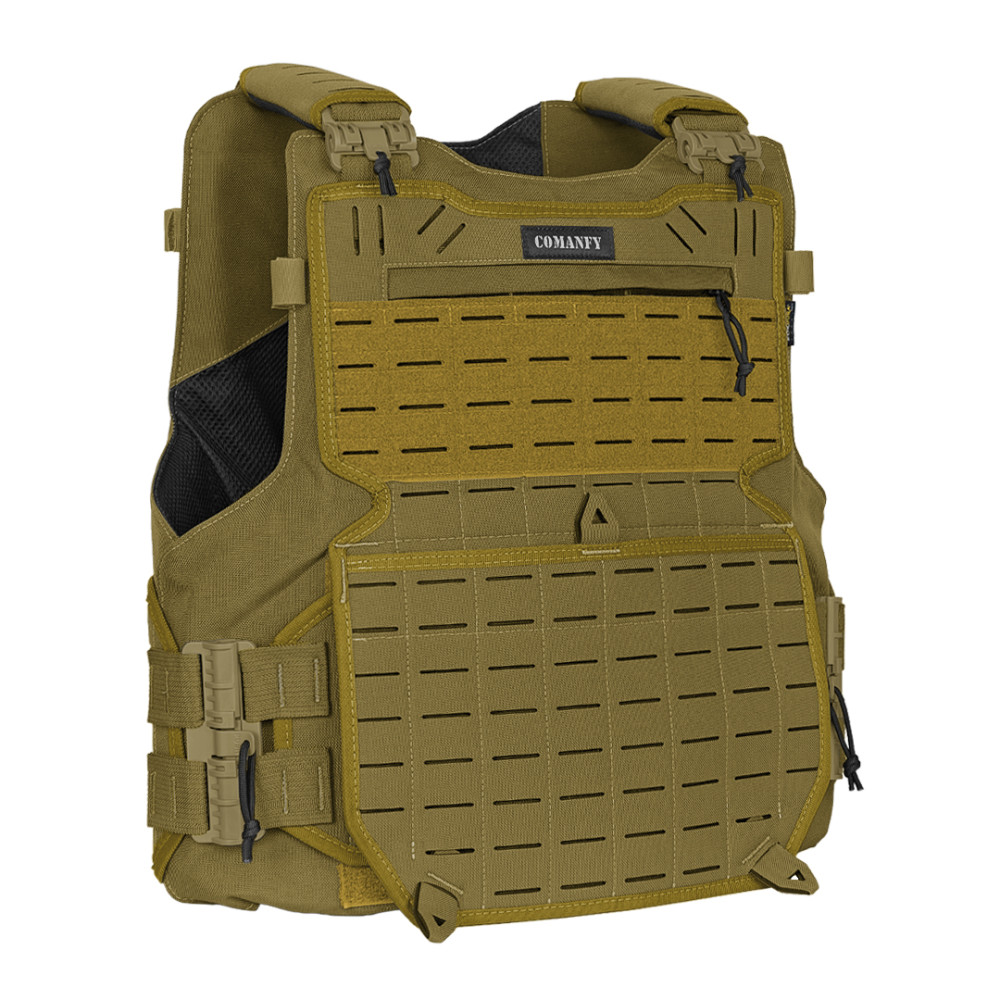 CAPA DE COLETE COMANFY® GLADIADOR IIIA LASER CUT - COYOTE