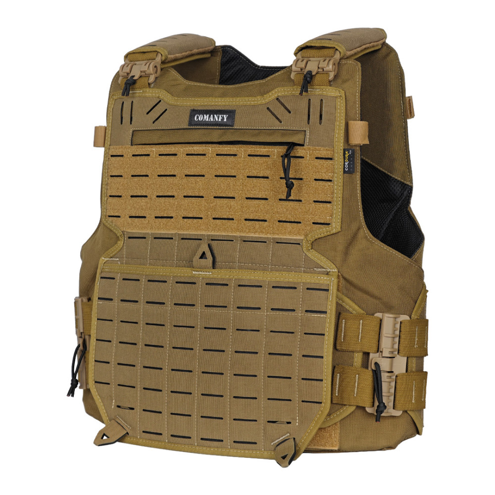 CAPA DE COLETE COMANFY® GLADIADOR IIIA LASER CUT - COYOTE CAPA DE COLETE COMANFY® GLADIADOR IIIA LASER CUT - COYOTE