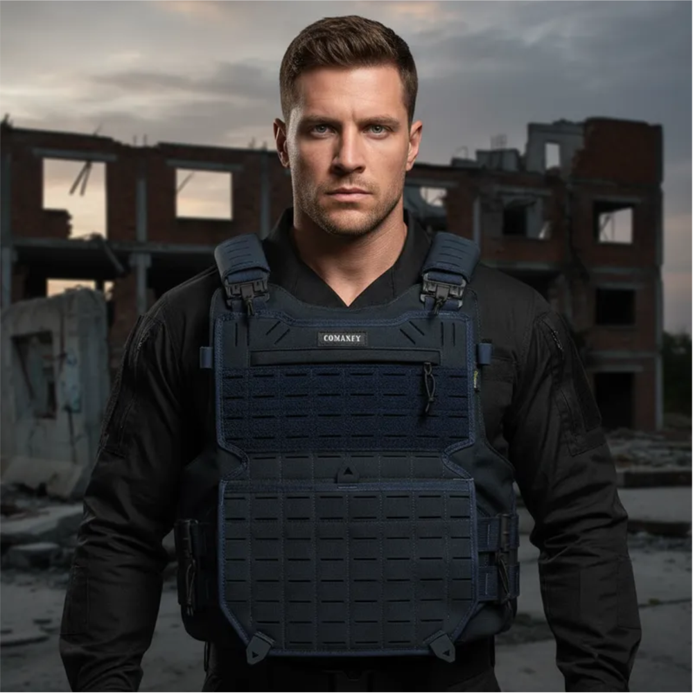 CAPA DE COLETE COMANFY® GLADIADOR IIIA LASER CUT - DARK NAVY CAPA DE COLETE COMANFY® GLADIADOR IIIA LASER CUT - DARK NAVY