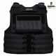 COLETE TÁTICO COMANFY® GLADIADOR IIIA LASER CUT - PRETO 