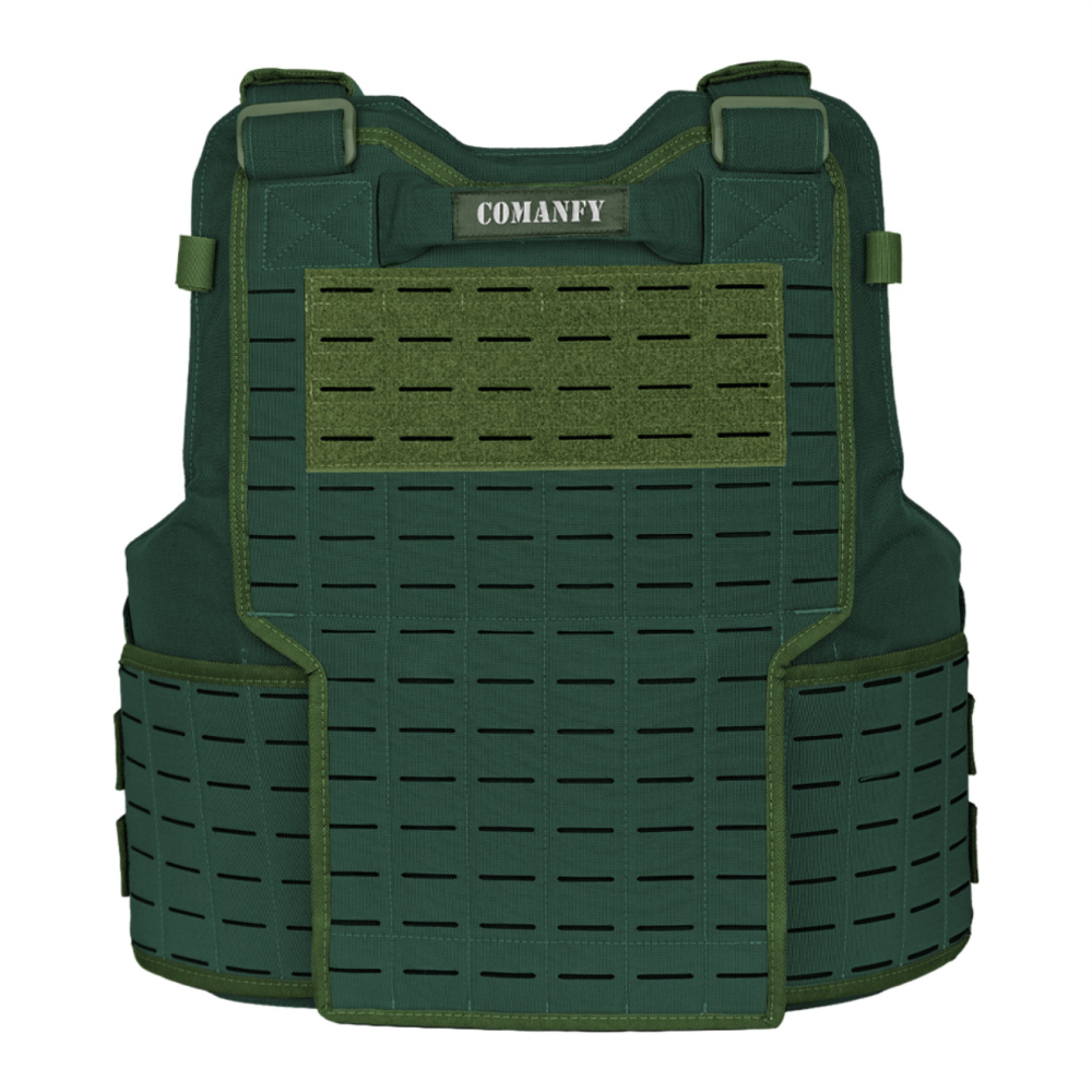CAPA DE COLETE COMANFY® GLADIADOR IIIA LASER CUT - VERDE MILITAR CAPA DE COLETE COMANFY® GLADIADOR IIIA LASER CUT - VERDE MILITAR