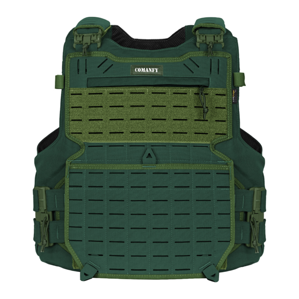 CAPA DE COLETE COMANFY® GLADIADOR IIIA LASER CUT - VERDE MILITAR CAPA DE COLETE COMANFY® GLADIADOR IIIA LASER CUT - VERDE MILITAR