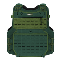 CAPA DE COLETE COMANFY® GLADIADOR LASER CUT - VERDE MILITAR
