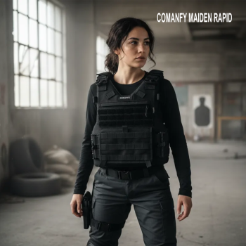 CAPA DE COLETE COMANFY® MAIDEN RAPID FEMININO - PRETO