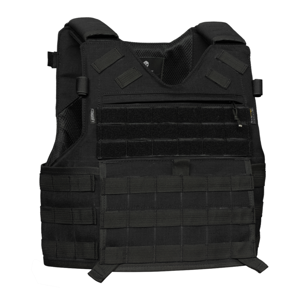 COLETE TÁTICO FEMININO COMANFY® MAIDEN - PRETO