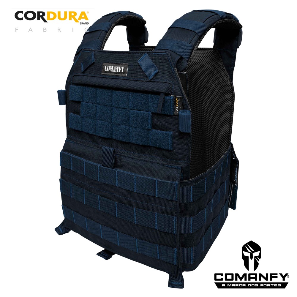 CAPA DE COLETE COMANFY PLATE CARRIER EM CORDURA® 1000D - DARK NAVY