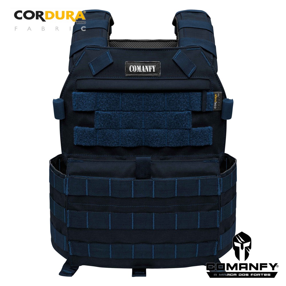 CAPA DE COLETE COMANFY PLATE CARRIER EM CORDURA® 1000D - DARK NAVY