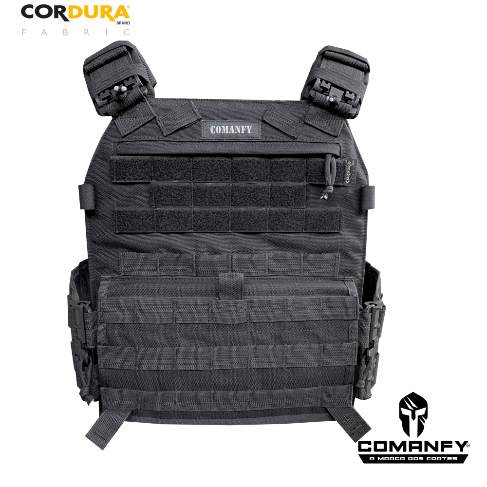 CAPA DE COLETE COMANFY PLATE GLADIO EM CORDURA® 1000D - PRETO