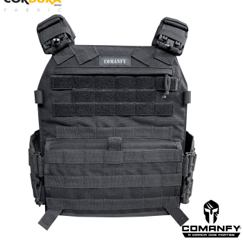 CAPA DE COLETE COMANFY® PLATE GLADIO - PRETO