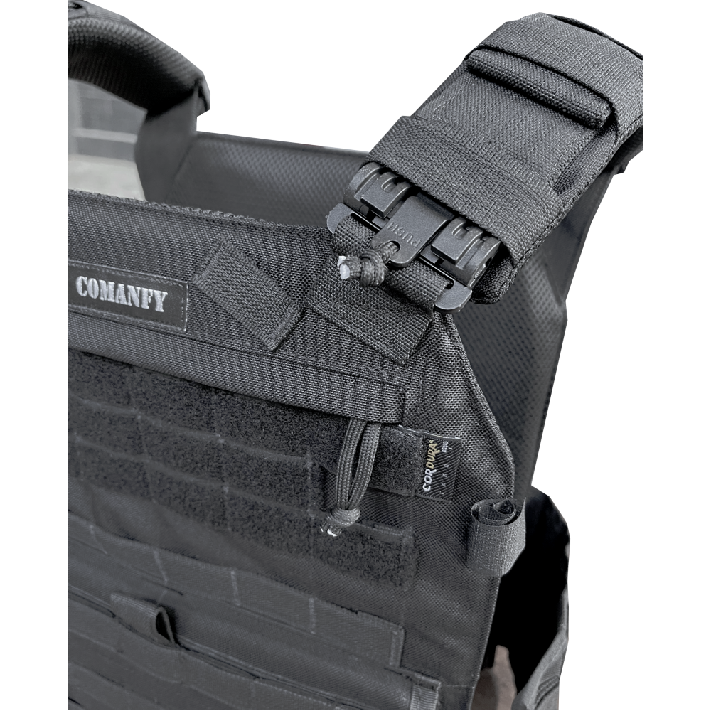 CAPA DE COLETE COMANFY PLATE GLADIO EM CORDURA® 1000D - PRETO