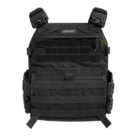 CAPA DE COLETE COMANFY® PLATE GLADIO - PRETO