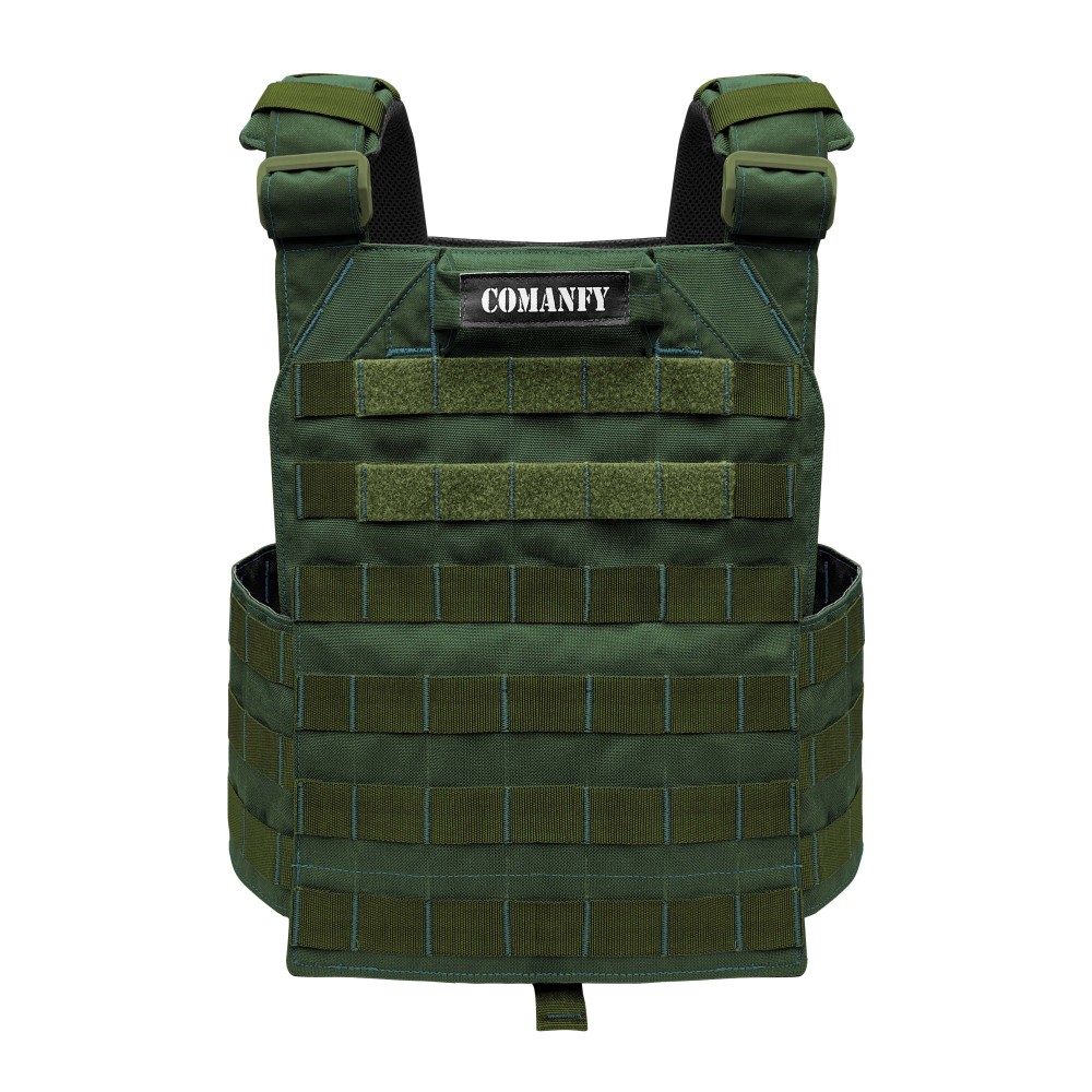 CAPA DE COLETE COMANFY PLATE CARRIER EM CORDURA® 1000D - VERDE OLIVA