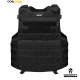 CAPA DE COLETE COMANFY WARRIOR PMMG EM CORDURA® 1000D - PRETO