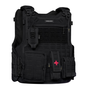 CAPA DE COLETE COMANFY® SPARTA LASER CUT - PRETO (4 MÓDULOS) CAPA DE COLETE COMANFY® SPARTA LASER CUT - PRETO (4 MÓDULOS)