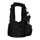 COLETE TÁTICO COMANFY® SPARTA LASER CUT - PRETO (4 MÓDULOS)
