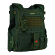 COLETE TÁTICO COMANFY® SPARTA LASER CUT - VERDE MILITAR (4 MÓDULOS)