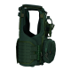COLETE TÁTICO COMANFY® SPARTA LASER CUT - VERDE MILITAR (4 MÓDULOS)