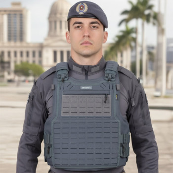 CAPA DE COLETE COMANFY® SPARTA LASER CUT - CINZA CAPA DE COLETE COMANFY® SPARTA LASER CUT - CINZA