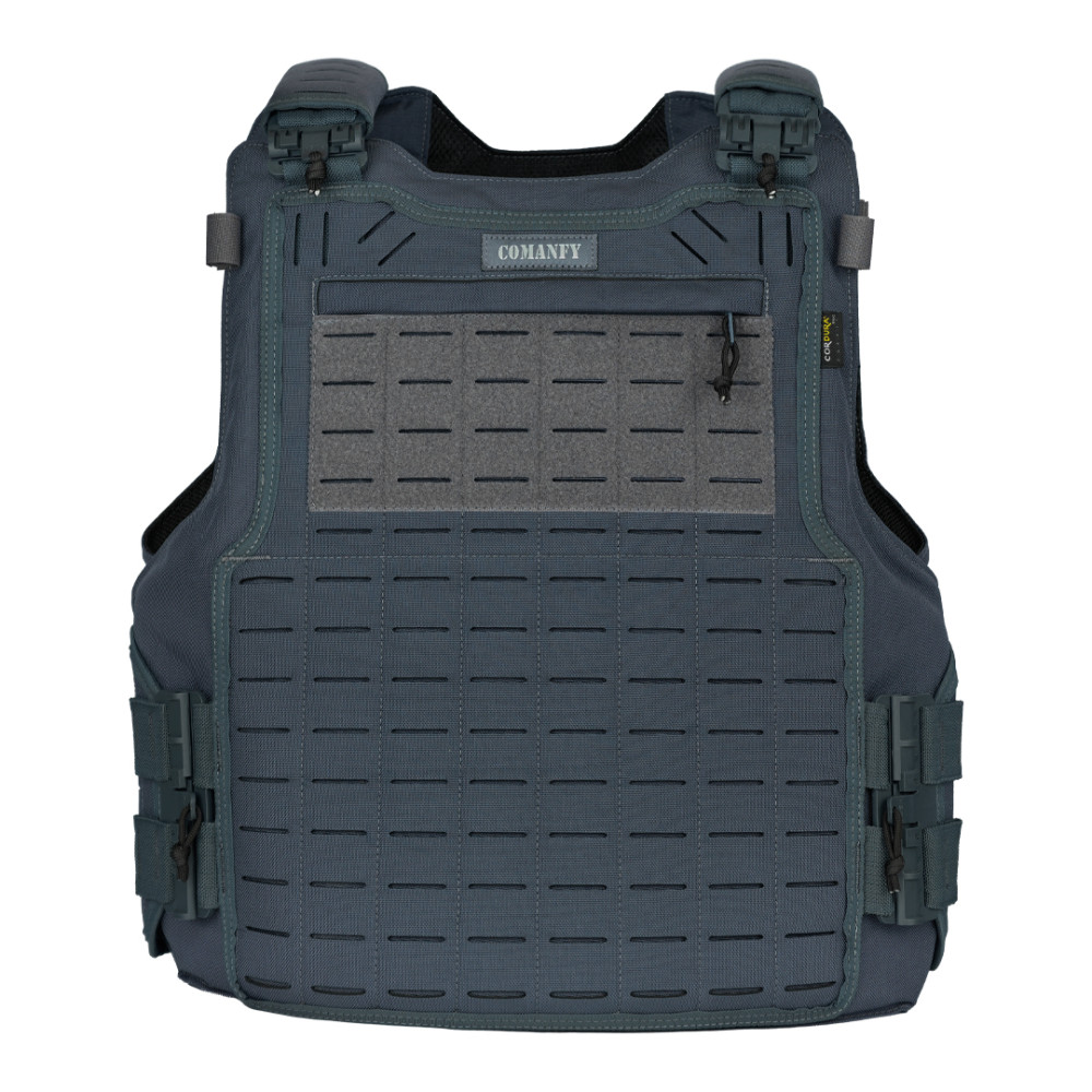 CAPA DE COLETE COMANFY® SPARTA LASER CUT - CINZA BANDEIRANTE PMESP CAPA DE COLETE COMANFY® SPARTA LASER CUT - CINZA BANDEIRANTE PMESP